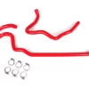 Kühlerschlauch-Set -BGM PRO Silikon 180°C- Vespa GT 125-200, Vespa GTL 125-200, Vespa GTS 125-300, Vespa GTV 125-250 – rot