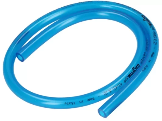 Benzinschlauch -BGM ORIGINAL Ø7x12mm – Polyurethan- Vespa Klassik (Ø innen = 7mm, Ø aussen = 14mm, länge= 750mm) – blau – passend für Vespa Smallframe V50, Spezial, PV, ET3, PK, Wideframe, Motovespa