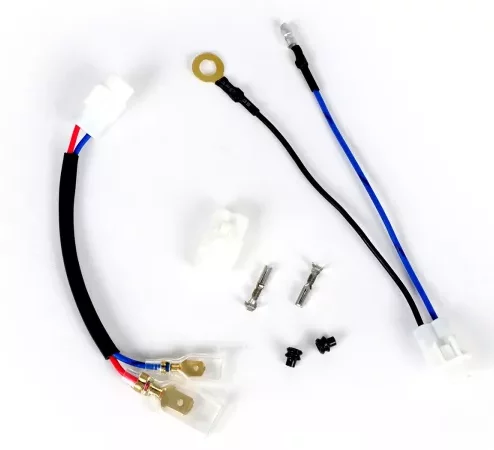 Adapterkabel-Set für CDI -BGM PRO mit festem Zündzeitpunkt für IDM-Zündung- Typ Ducati blau Vespa PX, PK, Lambretta- verwendet für Polini IDM, Vespatronic, VesPower, Varitronic, Flytech, Parmakit