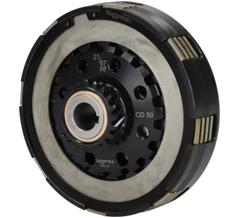 Kupplung 21Z (67/68) -BGM PRO Superstrong 2.0 Touring CR Ultralube – Belag Cosa2 (Alu 14mm/Sinter)- 21 Zähne für Primärrad 67/68Z – Vespa PX80, PX125, PX150, T5 125cc, Cosa, Sprint150, Rally180, GT125/GTR125, TS125, GL150, Super125 (VNC1 ab Nr11001), Supe