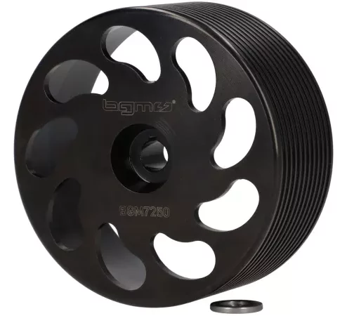 Kupplungsglocke  -BGM PRO- Piaggio Ciao, Bravo, Boxer, Si -einteilig mit Kühlrippen, CNC Made in Germany, Modelle mit  Variomatik