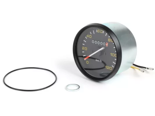Tacho -BGM ORIGINAL- Vespa Ø=85mm – PX alt (bis Bj. 1984) – 120km/h