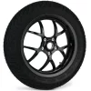 Komplettrad hinten -BGM PRO SPORT 13 Zoll- MICHELIN City Grip 2 130/70-13 – Vespa GTS, GTS Super, ​GTV, Sei Giorni, GT 60, ​GT, ​GT L 125-300ccm – schwarz glänzend