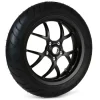 Komplettrad -BGM PRO SPORT 13 Zoll- DUNLOP ScootSmart 120/70-13 – Vespa GTS, GTS Super, ​GTV, Sei Giorni, GT 60, ​GT, ​GT L 125-300ccm – schwarz matt