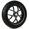 Komplettrad -BGM PRO SPORT 13 Zoll- DUNLOP ScootSmart 130/60-13 – Vespa GTS, GTS Super, ​GTV, Sei Giorni, GT 60, ​GT, ​GT L 125-300ccm – schwarz matt