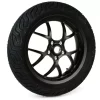 Komplettrad vorne -BGM PRO SPORT 13 Zoll- MICHELIN City Grip 2 130/60-13 – Vespa GTS, GTS Super, ​GTV, Sei Giorni, GT 60, ​GT, ​GT L 125-300ccm – schwarz matt
