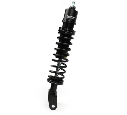 Stoßdämpfer hinten -BGM PRO SC/R1 SPORT, 330mm- Vespa PX80, PX125, PX150, PX200, T5 125cc, Rally180 (VSD1T), Rally200 (VSE1T), Sprint150 (VLB1T), TS125 (VNL3T), GT125 (VNL2T), GTR15 (VNL2T), V50, PV, ET3 – schwarz