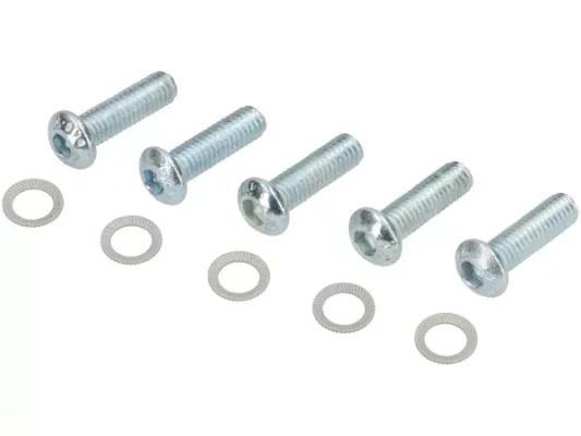 Schrauben-Set – M6 x 20 (Festigkeit 10.9) – verwendet für Bremsscheiben mit 5-Loch Aufnahme, Piaggio, Grimeca, LML -Scheibenbremse