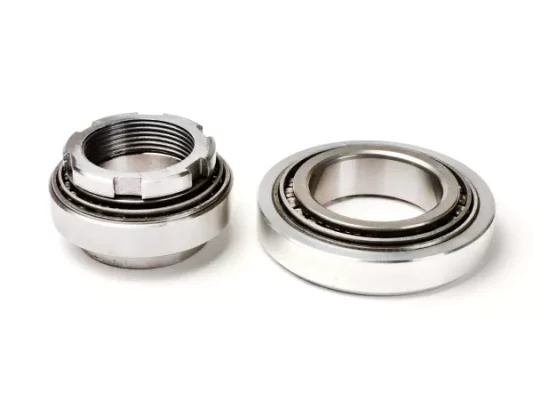 Steuersatz – Lenkkopflager -BGM PRO, Kegelrollenlager- Piaggio, Gilera, Vespa – oben + unten komplett Set (4 teilig) – Vespa V50, 50N, PV, ​ET3, ​PK, PX, T5, Cosa, Rally, Sprint, Super, GS160, SS180