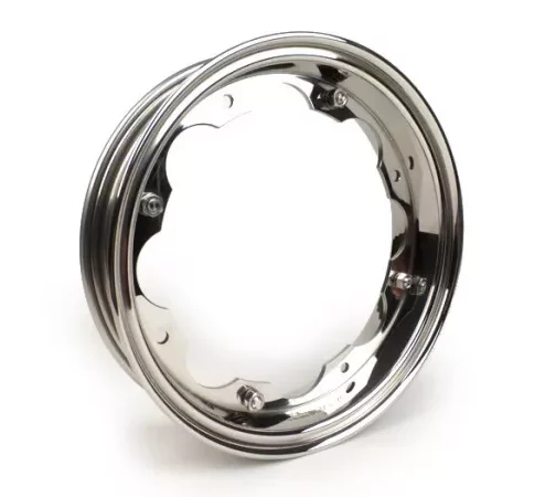 Felge -BGM PRO- Lambretta LI Serie 1-3, LI S, SX, TV Serie 2-3 – Edelstahl Poliert