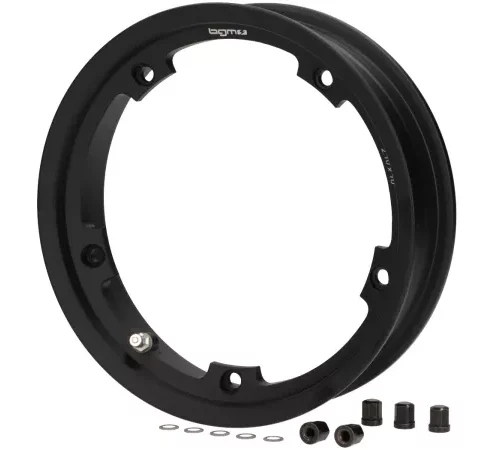 Felge -BGM PRO schlauchlos 2.10-10 Zoll Aluminium- Vespa (Typ PX) – Vespa Smallframe V50, 50N, Special, PV, ET3, PK50-125 (S/XL/XL2), Largeframe PX, T5, Sprint, Rally, GT/GTR, LML Star, Deluxe – schwarz