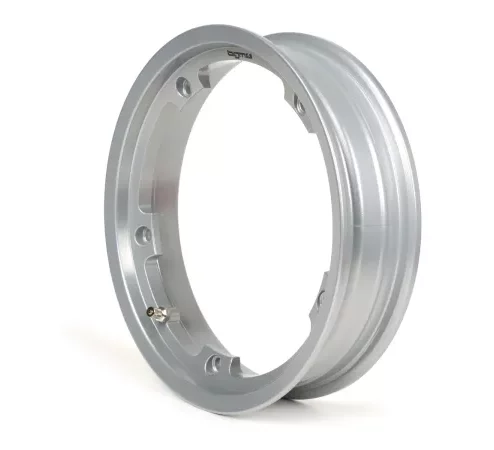 Felge -BGM PRO schlauchlos 2.10-10 Zoll Aluminium- Vespa (Typ PX) – Vespa Smallframe V50, 50N, Special, PV, ET3, PK50-125 (S/XL/XL2), Largeframe PX, T5, Sprint, Rally, GT/GTR, LML Star, Deluxe – Silbern