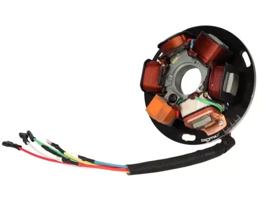 Zündung -BGM PRO ProRev Grundplatte- Vespa PX alt (mit Batterie 1982-1984) – 7 Kabel