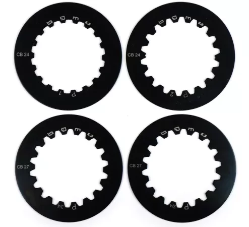 Kupplungsstahlscheiben-Set -BGM PRO Cosa2- Vespa Cosa2, PX (ab Bj. 1995), Position 3+4, ohne Kerbe – 1,5mm – (2x benötigt)