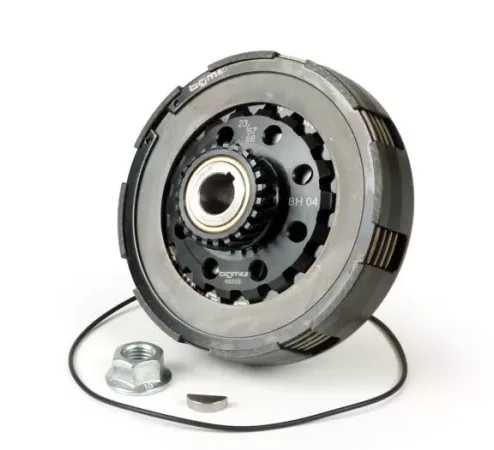 Kupplung 23Z (67/68) -BGM PRO Superstrong 2.0 Touring STD Ultralube – Belag Cosa2 (Stahl/Kork)- 23 Zähne für Primärrad 67/68Z – Vespa PX80, PX125, PX150, T5 125cc, Cosa, Sprint150, Rally180, GT125/GTR125, TS125, GL150, Super125 (VNC1 ab Nr11001), Super150