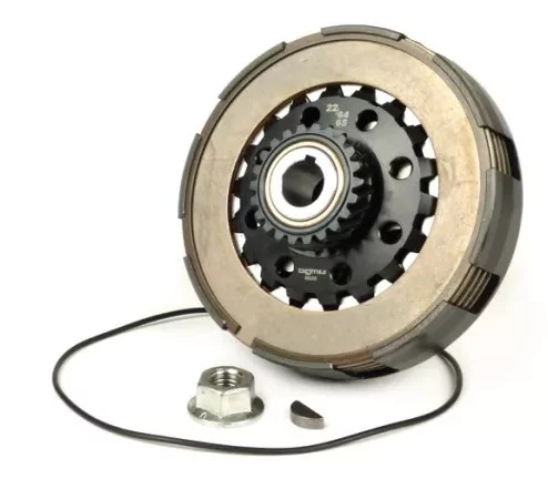 Kupplung 22Z (64/65) -BGM PRO Superstrong 2.0 Touring STD Ultralube – Belag Cosa2 (Stahl/Kork)- 22 Zähne für Primärrad 64/65Z – Vespa PX200, Rally200 -(pre. BGM8099B)
