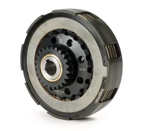 Kupplung 25Z (62/63) -BGM PRO Superstrong 2.0 Touring STD Ultralube – Belag Cosa2 (Stahl/Kork)- 25 Zähne für Primärrad BGM Pro 62/63Z (geradeverzahnt) – Vespa PX, T5, Cosa, Sprint, Rally, GT/GTR, TS125, GL150, Super125 (VNC1 ab Nr11001), Super150 -(pre. B