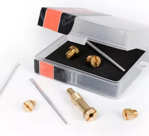 Abstimmset für Vergaser -BGM PRO- Dellorto PHBH 28, PHBH 30 – Hauptdüsen (130, 135), Nebendüsen (58, 60), Mischrohr (AS266), Nadeln (X3, X7, X13)