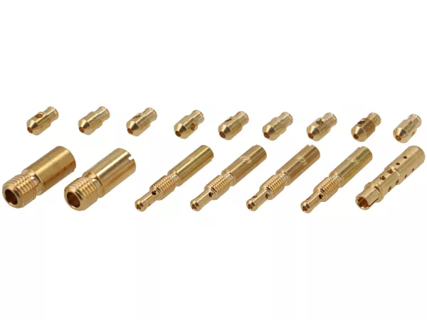 Abstimmset für SI-Vergaser mit Venturi -BGM PRO 162-200 – Hauptdüsenset, Nebendüse, Mischrohr, Hauptluftkorrekturdüse