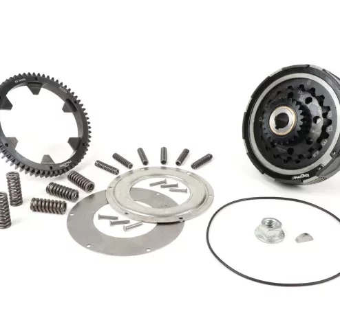 Kupplung inkl. Primärübersetzung -BGM Pro Superstrong 2.0 CR80 Ultralube SPORT Alu, Typ Cosa2/FL- Primärrad BGM Pro 63Z (geradeverzahnt)- Vespa PX80, PX125, PX150, PX200, Cosa, T5, Sprint150 Veloce, Rally, GTR, TS125, Super150 (VBC) – Z23/63 (2,74)