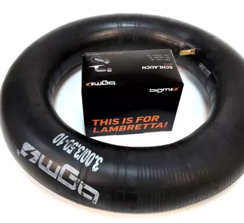 Schlauch -BGM PRO 10 Zoll- 3.50-10, 100/80-10, 100/90-10 – Ventilposition Lambretta
