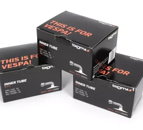 Schlauch-Set (3x) -BGM PRO 10 Zoll- 3.50-10, 100/80-10, 100/90-10 – Ventilposition Vespa