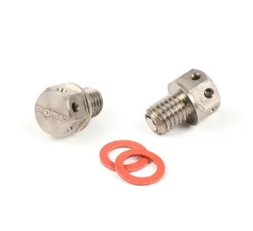 Ölablassschrauben-Set M8 x 8mm -BGM PRO mit Neodym Magnet- Vespa PX, T5 125cc, Cosa, Rally180 (VSD1T), Rally200 (VSE1T), Sprint150 (VLB1T), TS125 (VNL3T), GT125 (VNL2T), GTR125 (VNL2T), GL150 (VLA1T), Super, SS180 (VSC1T), GS160 / GS4 (VSB1T), VNA, VNB, V