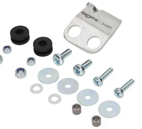 Halteblech-Set Zündspule / CDI -BGM PRO für VAPE- Vespa PX Elestart, Cosa, Motorgehäuse Malossi V-One/VR-One