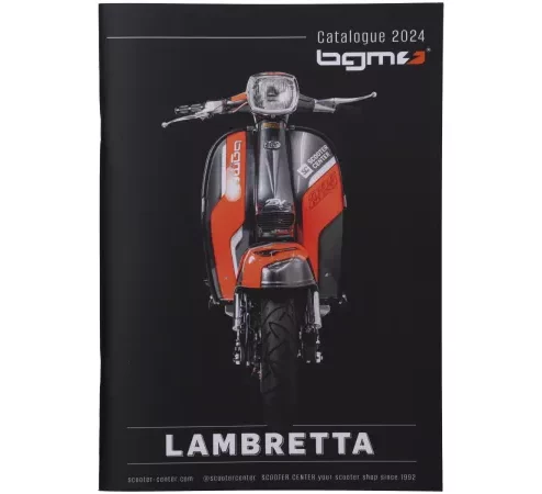 Katalog -BGM 2024- Lambretta Teile, 84 Seiten – englisch