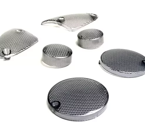 Blinkergläser -BGM ORIGINAL 5er Set- Aprilia SR Bj. 1998-1999 – Schwarz