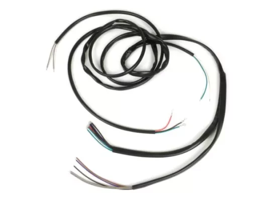 Kabelbaum -BGM ORIGINAL- Vespa V50 (V5A1T) – Zündgrundplatte mit 2-Spulen, außenliegender Zündspule, ohne Bremslicht